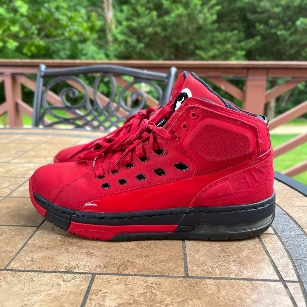 Nike Air Jordan Ol School Gym Red Black Basketball Shoes S. 10 317223-60… Nike Air Jordan Ol School Gym Red Black Basketball Shoes S  main image 2